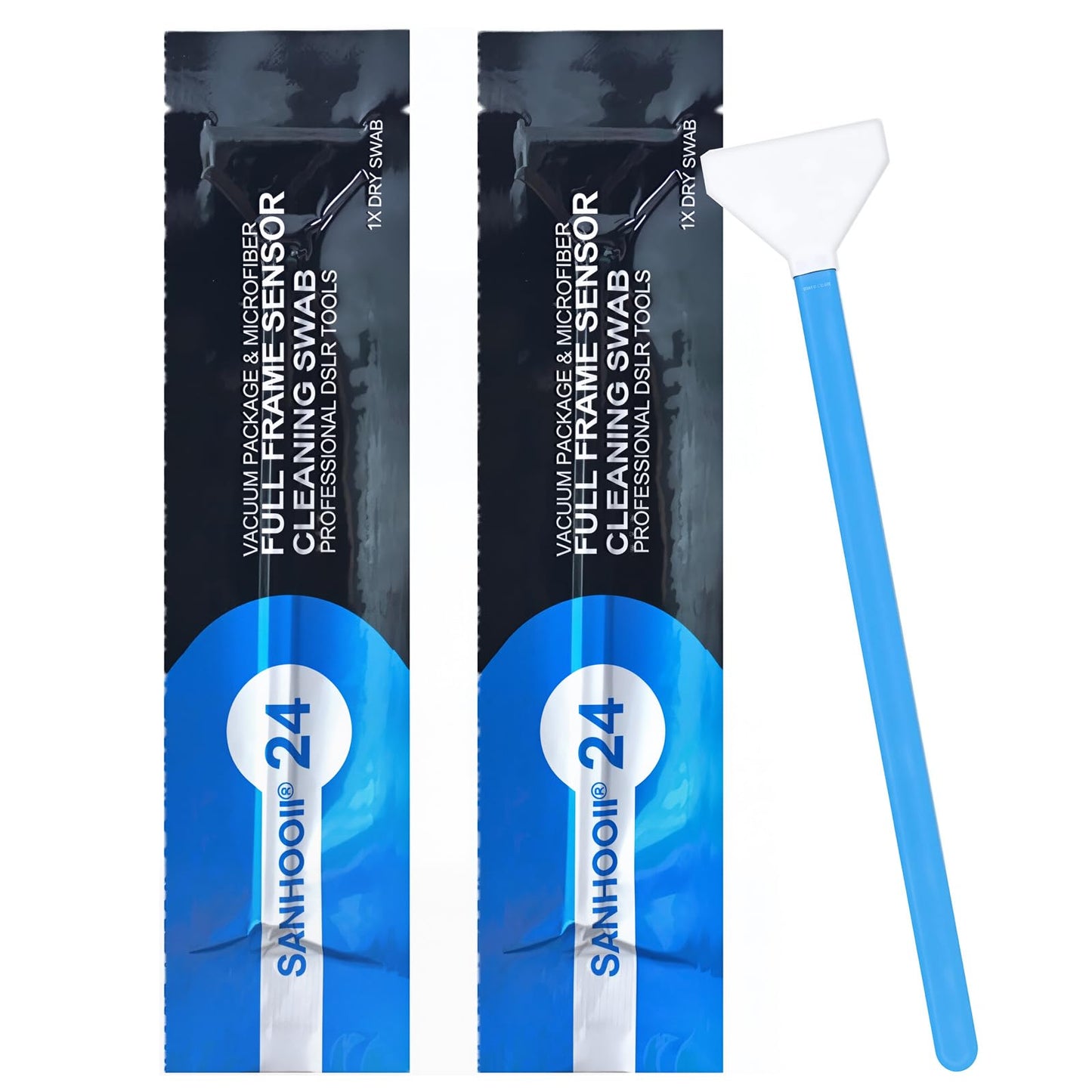 SANHOOII 20 Pack DSLR or SLR Mirrorless Digital Camera Cleaning kit, (No Cleaning Solution) Dry Full Frame Sensor Cleaning Swab