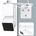 2Pack Metal Swivel Wall Mount Bracket for Wyze Cam Pan V3/V2, Wyze Cam V4/3/2 and Suitable for 1/4 inch Screws Security Camera ,Max Cover Both Sides