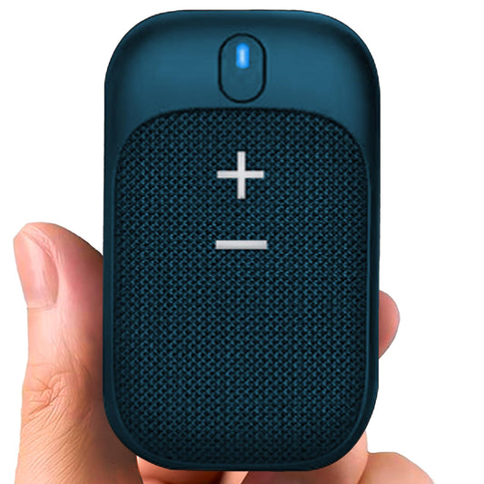 MINUS EQUALS PLUS - = + Golf Speaker/Wireless Wearable Bluetooth Speaker/Portable/Clip on/Up to 18hrs of Battery Life/Built-in Mic for Hands-Free
