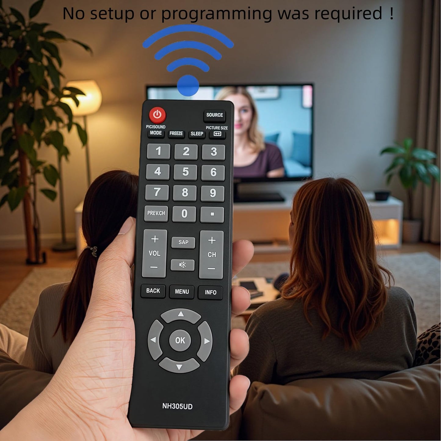Replacement Remote Control Compatible for for Funai TV NH307UD LF320FX4 LF320FX4F