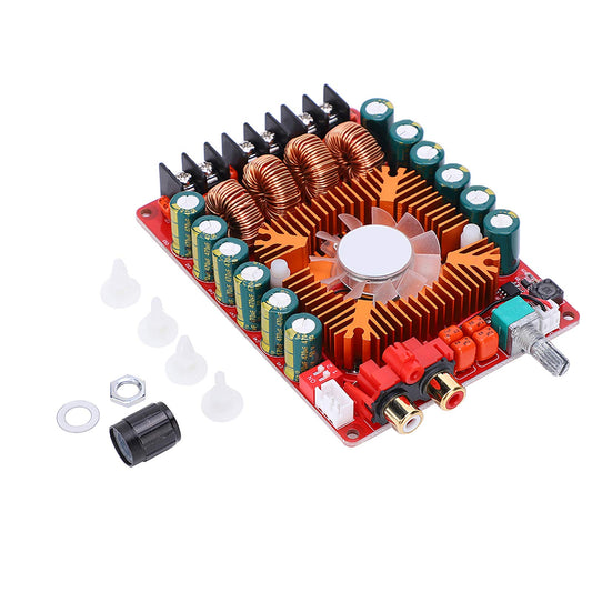 Taidda TDA7498E 160W+160W Digital Stereo Power Amplifier Board, 2-Channel, 4/6/8 Ohm Speakers, 15-36V DC, 8A, Surface Mount, Amplifier Board