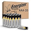 Energizer Alkaline Power AAA Batteries, 20 Count, Long-Lasting Triple A Batteries, Suitable for Everyday Electronics and Emergency Gear