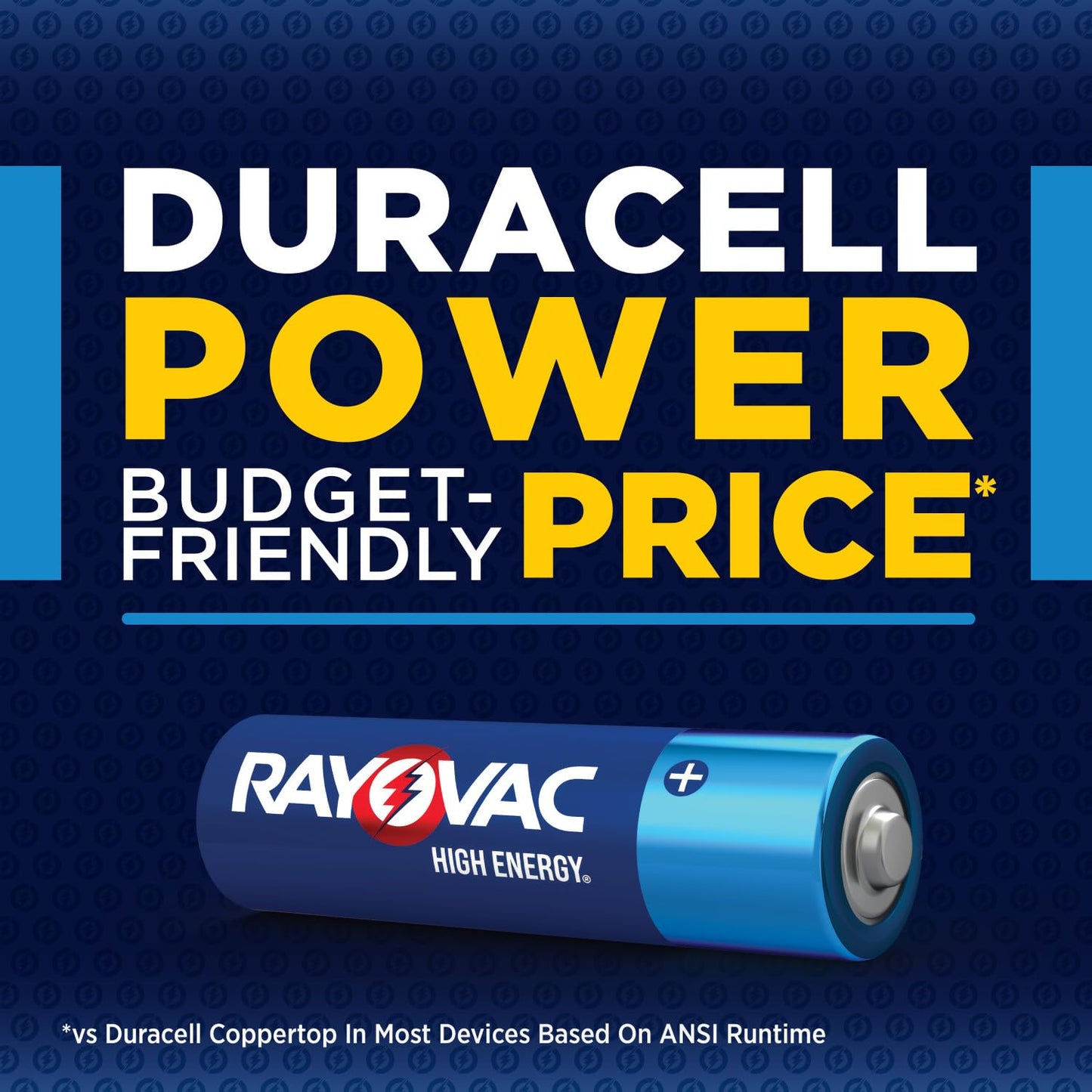 Rayovac AA Batteries, Double A Battery Alkaline, 60 Count