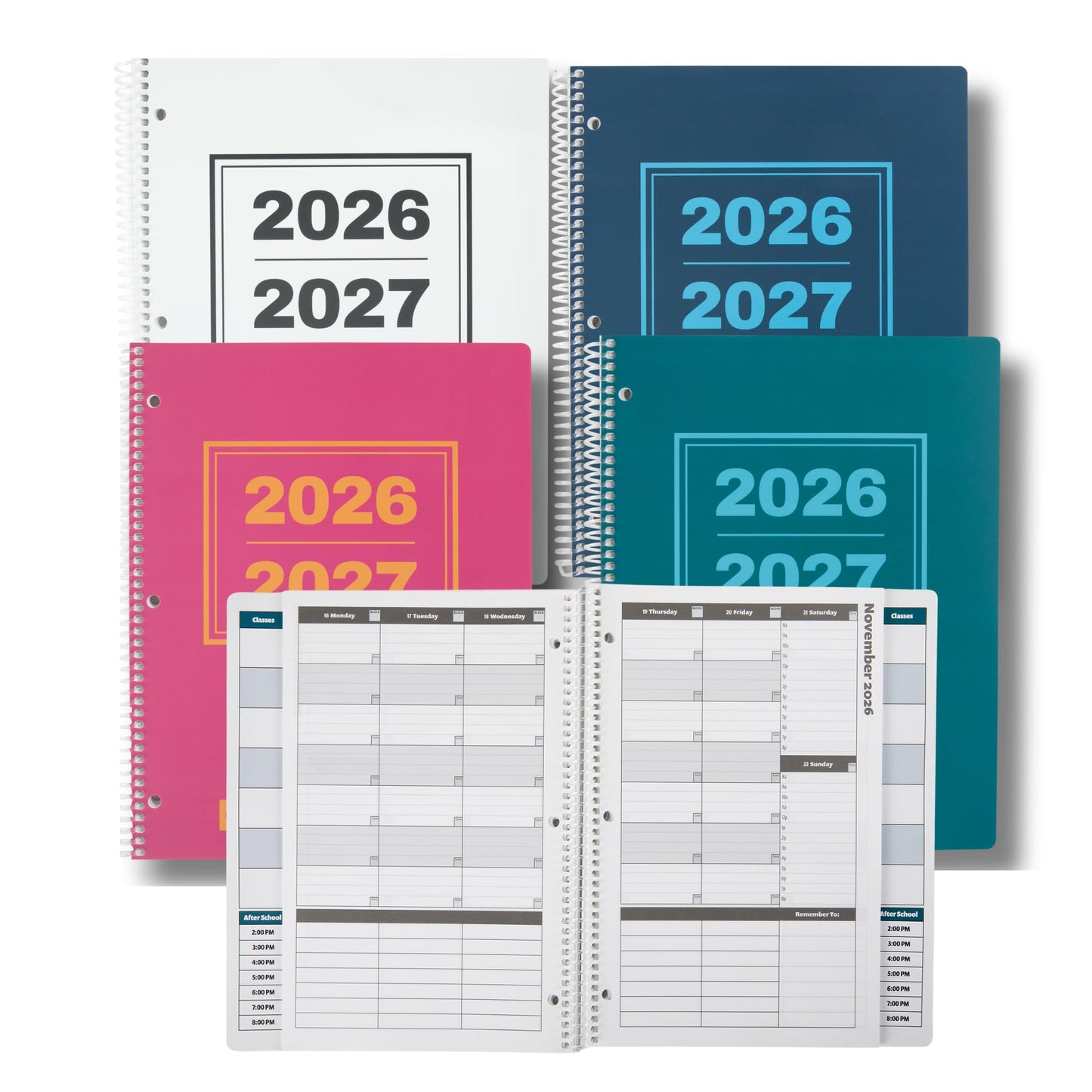 2021-2022 Academic Planner, A Tool for Time Management, Daily, Weekly & Monthly School Agenda for Keeping Students On Track & On Time, Size 8.5x11