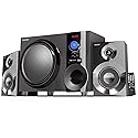 Boytone 60W Wireless Bluetooth Speaker with Powerful Bass, FM Radio, Remote Control - For Phone, Laptop, Aux-in, USB/SD