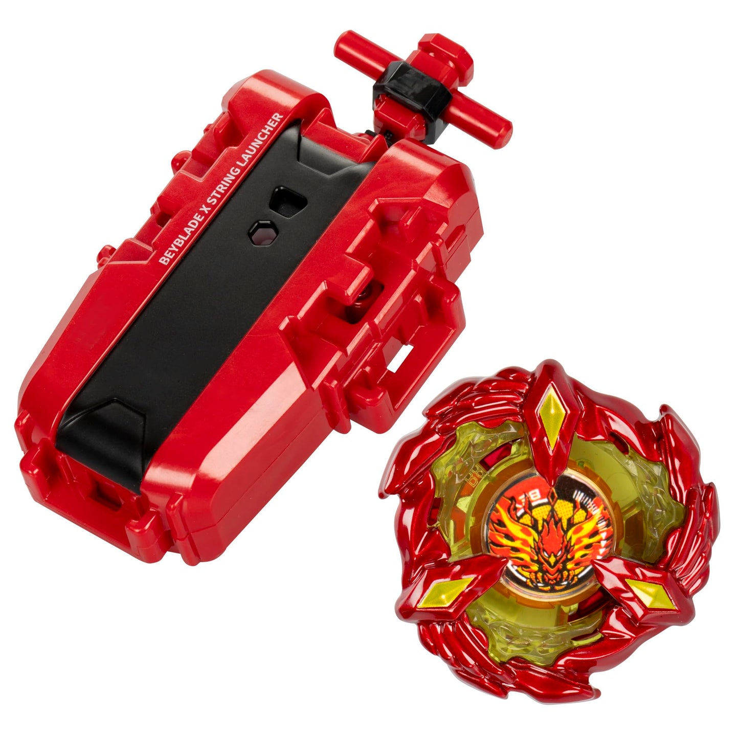 BEYBLADE X Soar Phoenix 9-60GF Deluxe String Launcher Set with Attack Type Right-Spinning Top Toy; Great Gift for 8 Year Old Boys and Girls