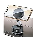 Oceavity Vacuum Suction Cup Phone Mount, Strong Magnetic Multi-Directional Adjustable Foldable Phone Holder for Your Car Gym Mirror Shower Content