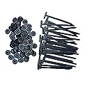 120PCS Nylon Universal Cable Tie Buckle, Heavy Duty Self-Locking Nylon Cable Zip Ties Holder, Fasteners Clips for Car Repair, Home Garage Use