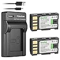 Kastar Battery (X2) & Slim USB Charger for JVC BN-VF808, BN-VF808U, BNVF808 and JVC Everio GZ-MG130 148 150 155 175 255 275 575 GZ-HD7 GR-D745 746 750