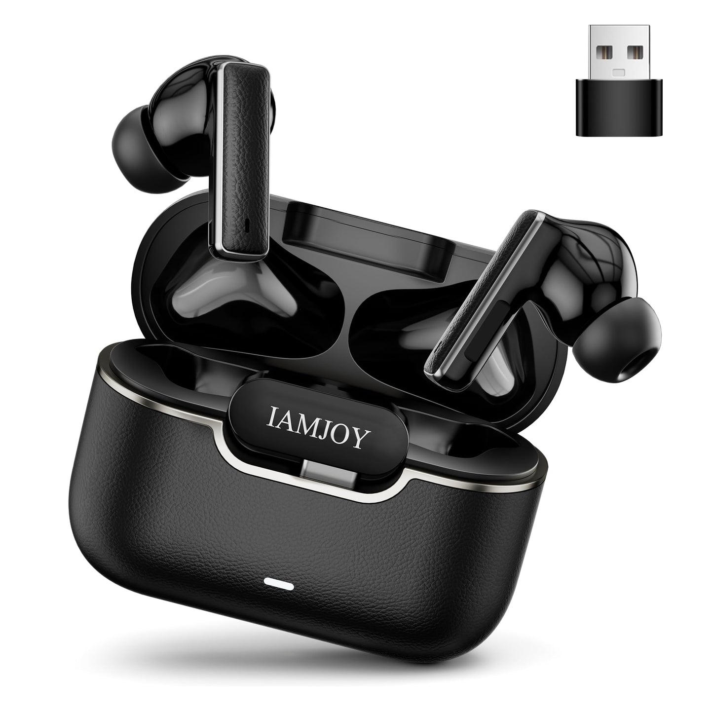IAMJOY Gaming Earbuds, 20ms Low Latency, Active Noise Cancelling with 6 Mic, 2.4GHz & Bluetooth, 35 Play Time, Wireless Earbuds Compatible with Meta
