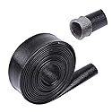 FOURUB Heat Resistant Wire Sleeve, Silicone Fiberglass Wire Cable Sleeve, Soft & Flexible (Up to 380°F), Black (3/8" ID, 20Ft)