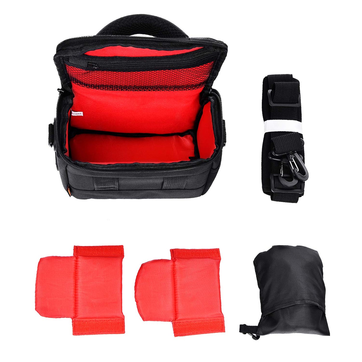 FOSOTO Waterproof Anti-shock Camera Case Bag Compatible for Canon Powershot SX540 SX530 SX60 SX420 HS M5,Nikon Coolpix L340 B500 B700 L330 L840
