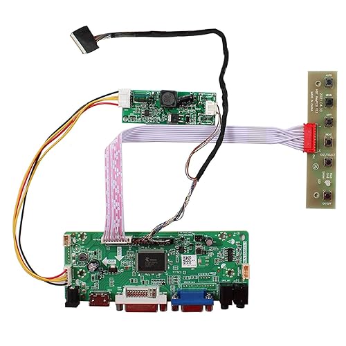 VSDISPLAY VGA DVI Audio LCD Driver Board for 15.4" LTN154BT03 LP154WP2 B154PW04 1440x900 LED 40Pin LCD Panel
