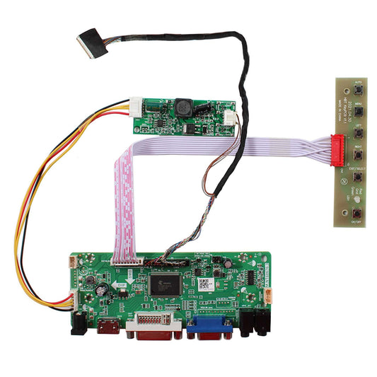 VSDISPLAY VGA DVI Audio LCD Driver Board for 15.4" LTN154BT03 LP154WP2 B154PW04 1440x900 LED 40Pin LCD Panel