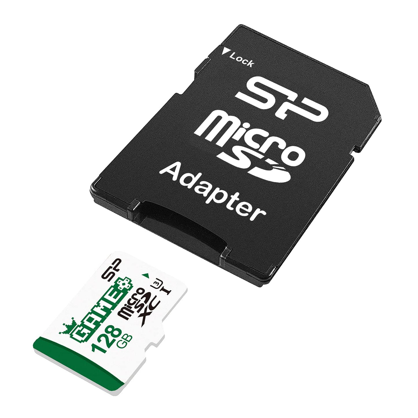 Silicon Power 128GB SDXC Micro SD Card Gaming Memory Card with Adapter Compatible with Nintendo-Switch