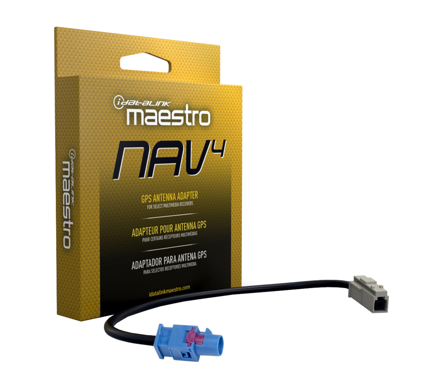 iDataLink Maestro (Acc-NAV4) Factory GPS Navigation Antenna Adapter - Connects Factory GPS Antenna to Select Newer Compatible Alpine and Kenwood Car