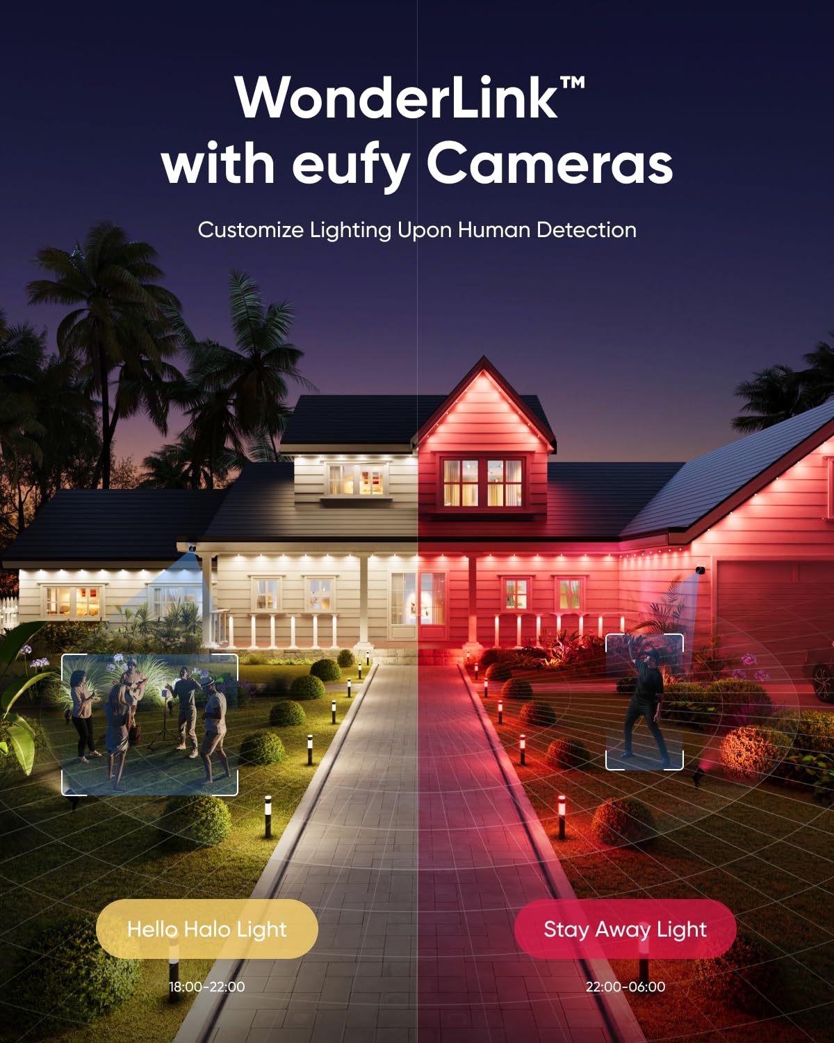 eufy Permanent Outdoor Lights E22, 100ft with 60 Triple-LED Lights, Smart RGBWW for Christmas, Daily and Holiday, Up to IP67 Waterproof, AI Light