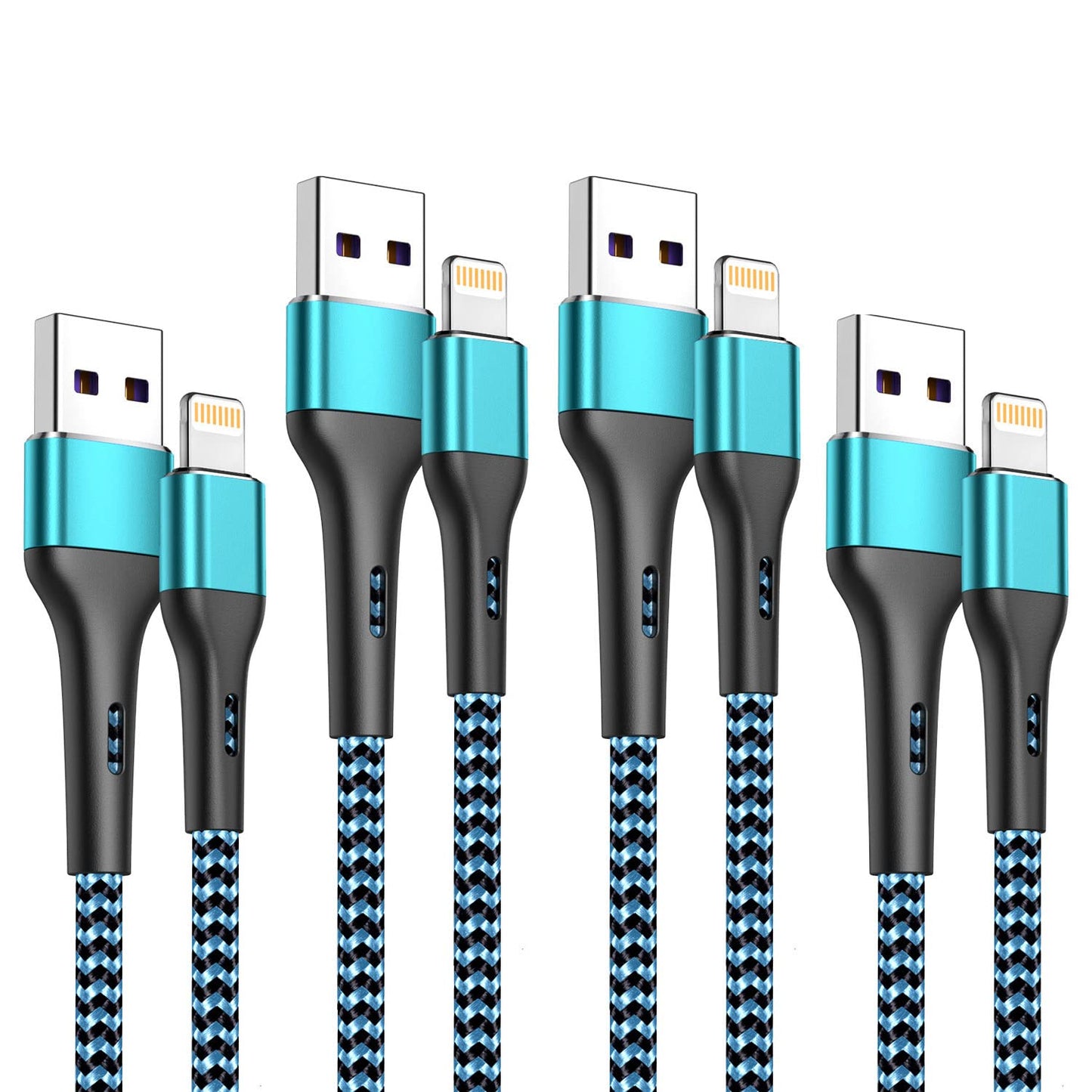 iPhone Charger 4Pack 10ft, [Apple MFi Certified] Lightning Cable 10 Foot Long iPhone Charger Cord Fast Charging Cable for iPhone 13 12 Pro Max Mini…