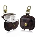 for AirPods Pro 3 Case, Cute Leather Full Body Shockproof Protective Drop Protection Cover for AirPods Pro 3nd Generation (B)