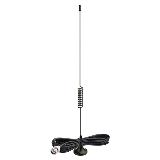 Bingfu VHF UHF Ham Amateur Mobile Radio Antenna Magnetic Base BNC Male Antenna Compatible with Uniden Bearcat Whistler Radio Shack Police Scanner