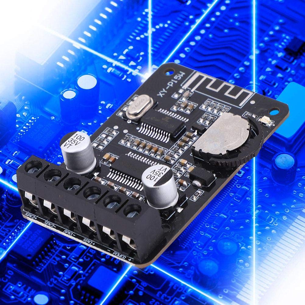 XY-P15W Dual Channel Stereo Bluetooth Power Amplifier - 30 150W, Digital High Power Amplifier Module, DC 8 24V, 4 16