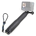 SOONSUN 23'' Short Extension Selfie Stick Compact Hand Grip Waterproof Monopod Pole for GoPro Hero 13 12 11 10 9 8 7 6 5 4, Fusion, Session, Insta360