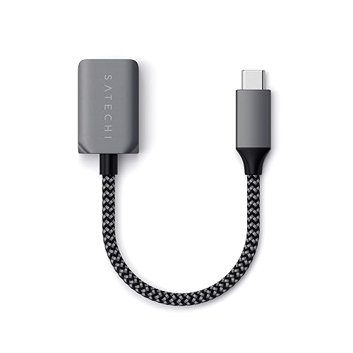Satechi USB-C to USB 3.0 Adapter Cable, USB Type-C to Type-A Female, for MacBook Air/Pro M5/M4, iPad Air/Pro M5/M4, Mac mini, iMac and Other Devices