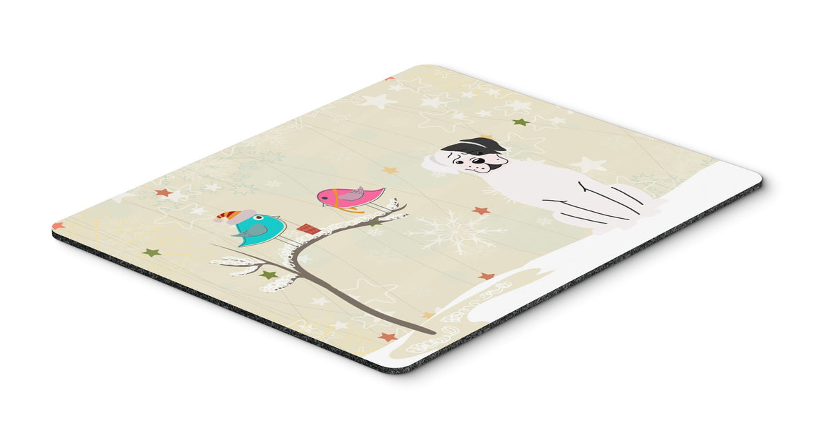 Caroline's Treasures BB2586MP Between Friends Boxer - White Mouse Pad, Hot Pad or Trivet for Home Office Gaming Working Computers Laptop Mouse