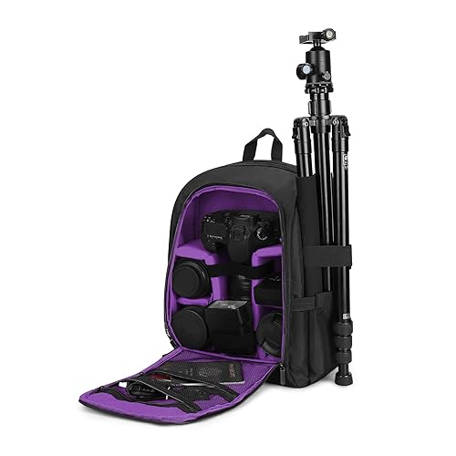 G-raphy Camera Bags Camera Backpack for Photographer Camera Bags with Laptop Compartment/Tripod Holder for Dslr SLR Cameras, Flashes and Camera