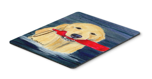 Caroline's Treasures SS8868MP Golden Retriever Mouse Pad, Hot Pad or Trivet for Home Office Gaming Working Computers Laptop Mouse Mat,Washable Large