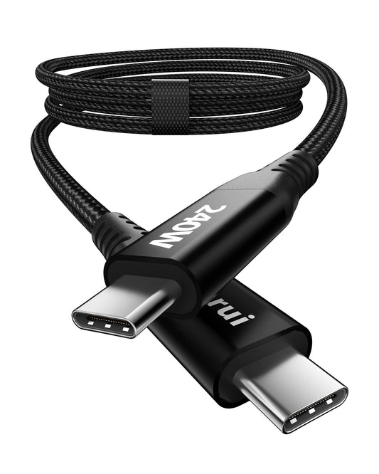 240W USB C Cable 3FT USB-C to USB-C Fast Charging, Type C Fast Charge Cord Compatible with iPhone 17/16/15/Plus/Pro Max, Samsung Galaxy