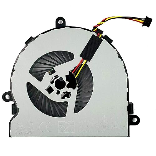CCYO Replacement CPU Cooling Fan for HP 250 G4 255 G4 15-AC 15-AF 15-AC622TX 4-Pin 4-Wire SPS 813946-001 Series Laptop