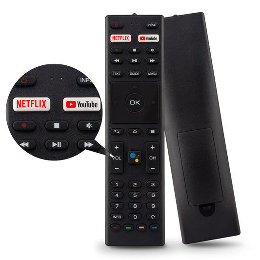 RM-C3329 for Konka TV Remote Control: for JVC Control for Smart 4K Android TV for ANAM RM-C3363 RM-C3369 32H31A 40H33A 43U55A 50Q75A 50U55A 55Q75A
