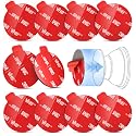 10 Pcs Sticky Pads for Pops Socket Base: 1.38" Round Strong Adhesive Replacement Double Sided Tape for iPhone Popgrips, Cell Phone Grip & Ring Holder
