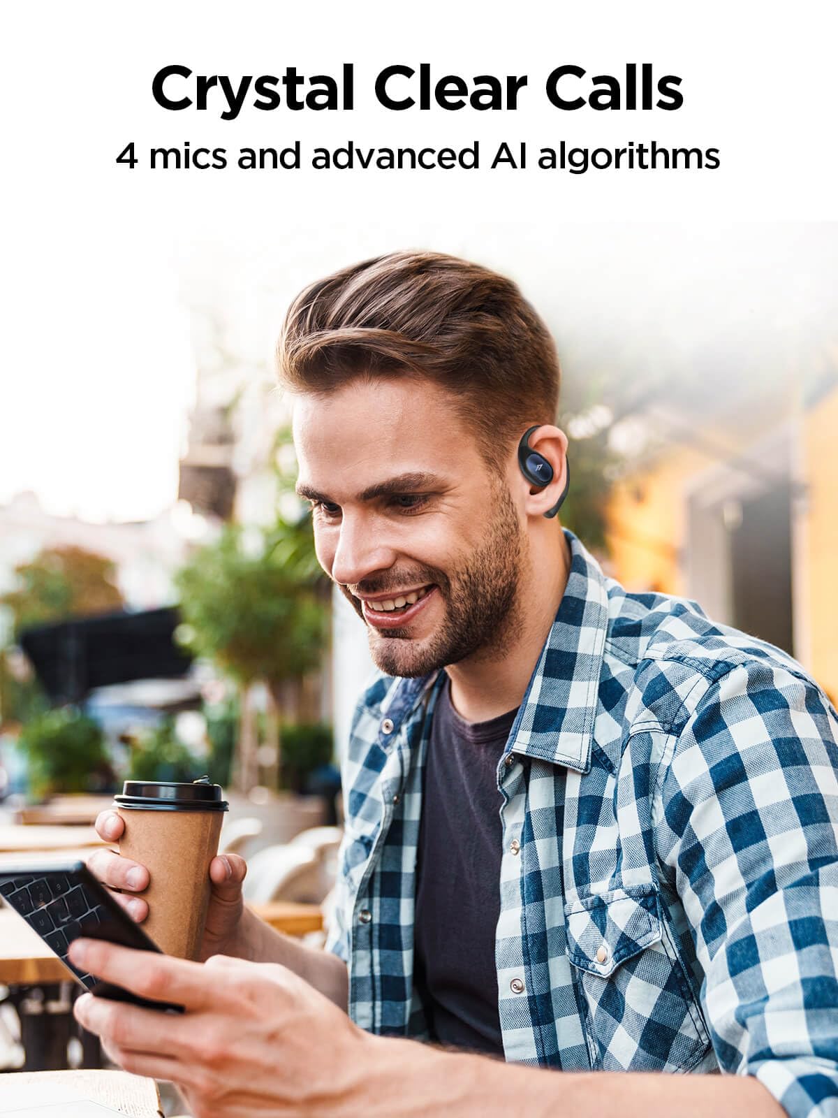 1MORE Open-Ear Headphone Wireless Bluetooth - S31 Open Earbuds, Ergonomic Ear Hook, Balanced Sound, IPX5 Waterproof, 30H Playtime, Bluetooth 5.3…