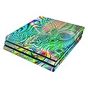 MightySkins Skin Compatible with Sony PS4 Pro Console - Psychedelic | Protective, Durable, and Unique Vinyl Decal wrap Cover | Easy to Apply, Remove