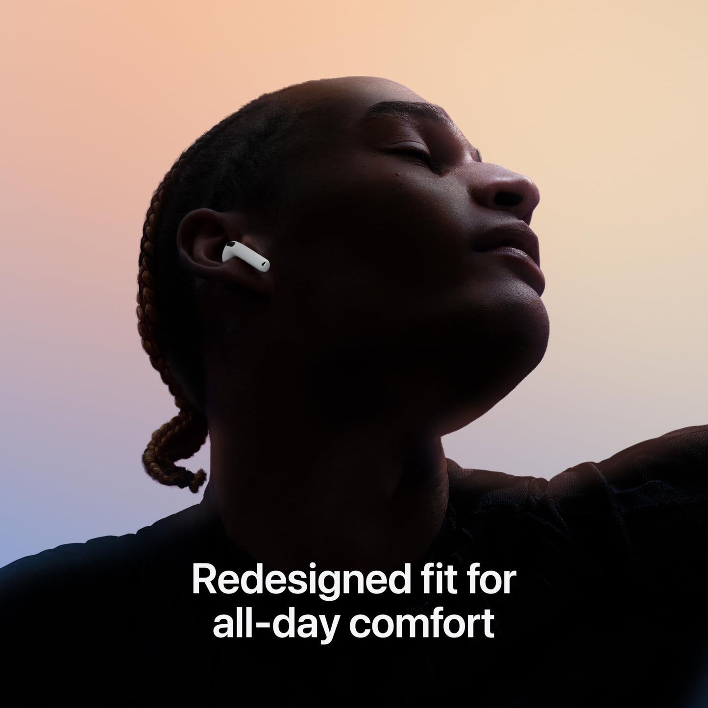 Apple AirPods 4 Wireless Earbuds, Bluetooth Headphones, with Active Noise Cancellation, Adaptive, Transparency Mode, Personalized Spatial Audio, USB-C