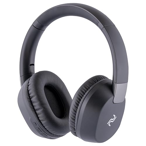 PODERIX PDBEAM Wireless Foldable Bluetooth Over Ear Headphones with Microphone, Mini SD Card Playback, 25H Playtime, 120H Standby, Built-in Mic & FM