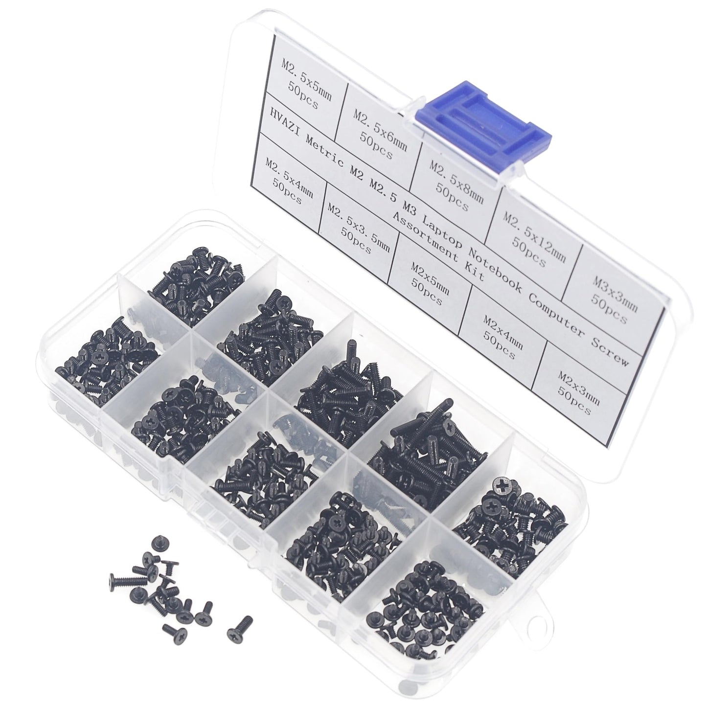 HVAZI Metric M2 M2.5 M3 Laptop Notebook Computer Screw Assortment Kit