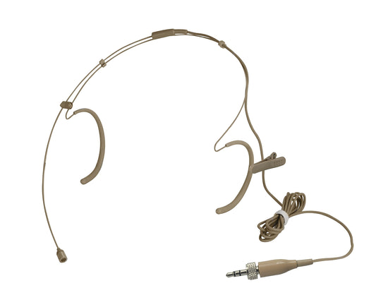 HEIMU Double Earhook Headset Boom Omni-Directional Microphone (for Sennheiser Type 3.5mm Plug Skin?