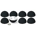 Hudson Hi-Fi Speaker Isolation Feet (8-Pack, 2.5") - Adhesive Silicone Anti-Vibration Pads for Speakers, Turntables, Subwoofers & Amplifiers, Supports
