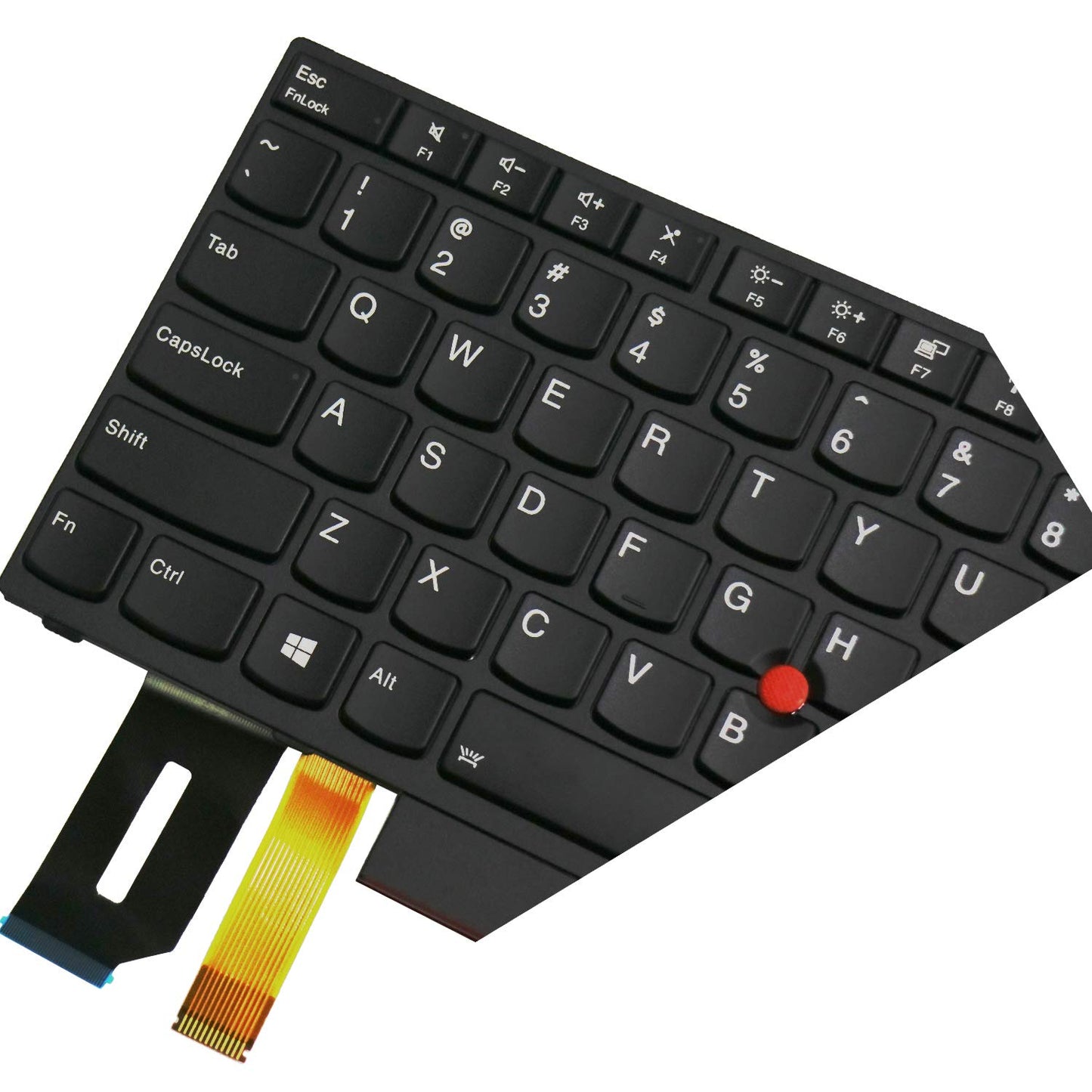 AUTENS Replacement US Keyboard for Lenovo ThinkPad E480 E485 L480 T480s E490 E495 T490 L490 R480 R490 Laptop Backlight