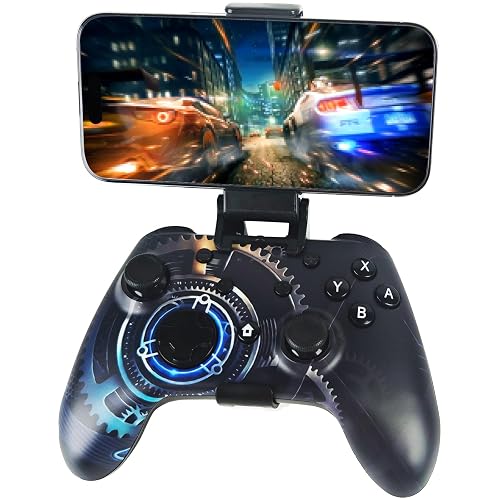 Wzuicov Multi-Platform Game Controller with RGB & Dual-Mode Bluetooth & Wired Connection, Wireless Gamepad for Switch/Switch 2/iOS/Android/PC/TV