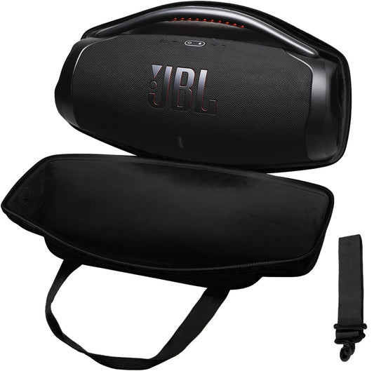 Signature Series EVA Hard Case for JBL Boombox 3 Portable Bluetooth Speaker - Travel Protective Carrying Storage Bag (Black, Case Only)