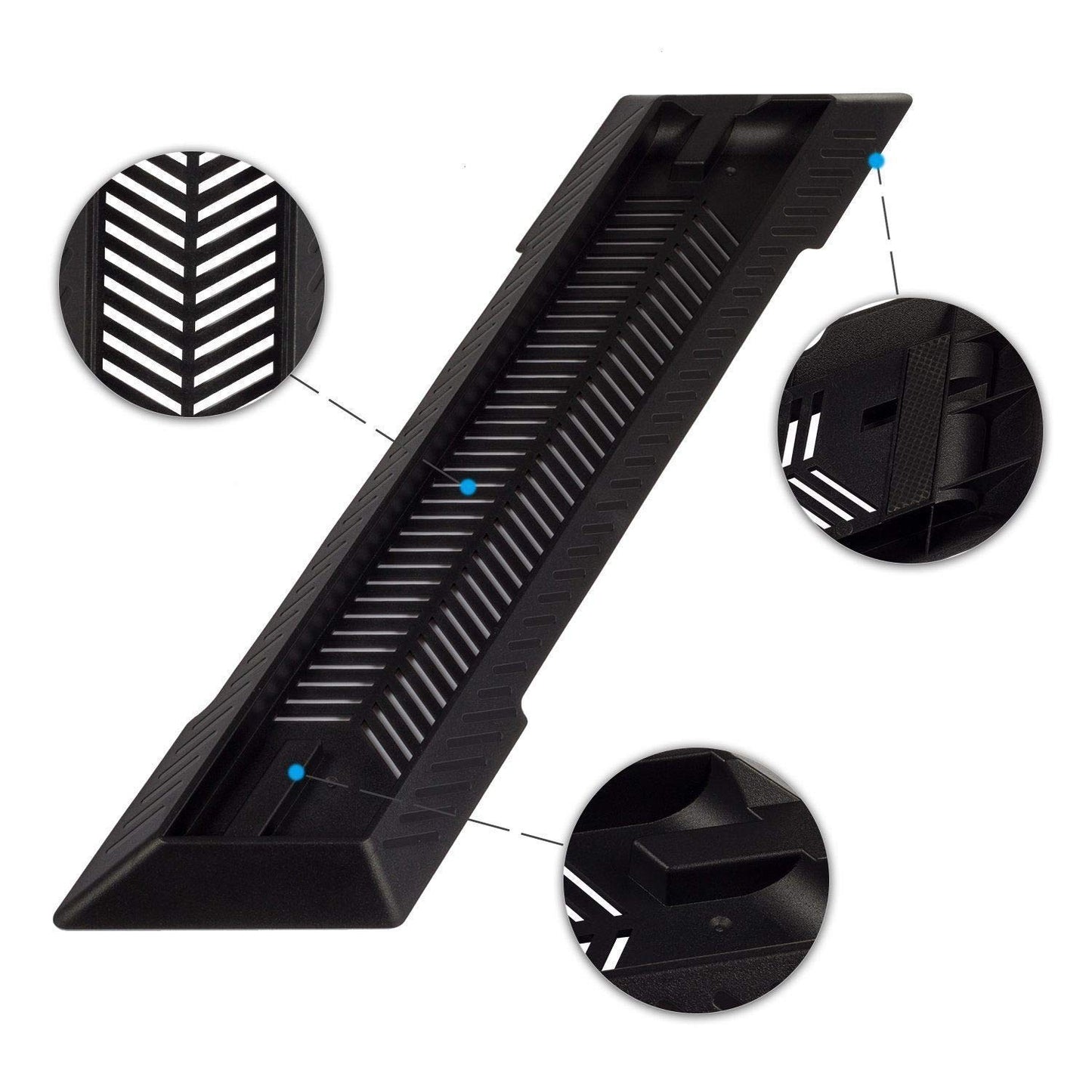 OSTENT Vertical Stand Dock Holder Mount for Sony PlayStation 4 PS4 Pro Console