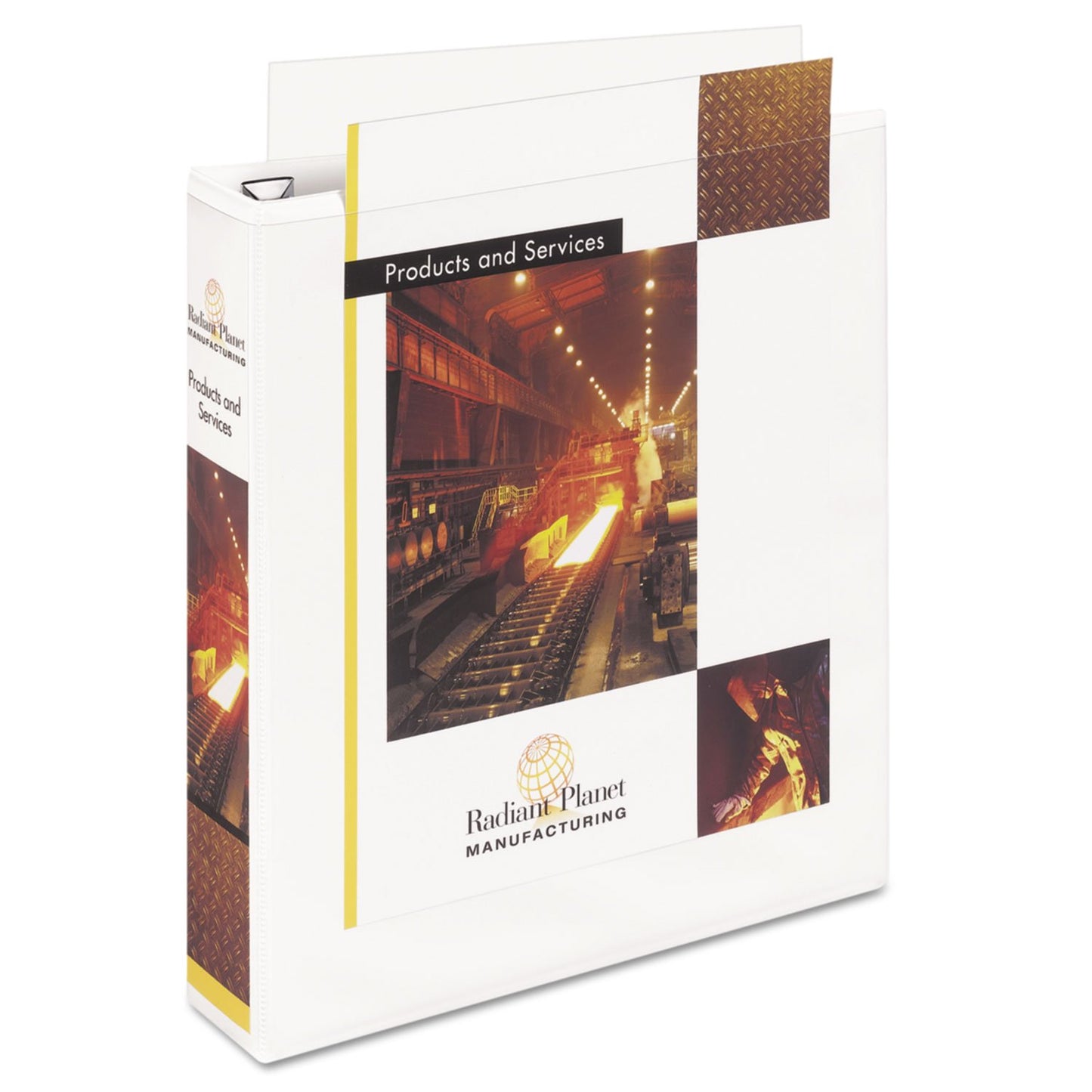 Avery Heavy-Duty View 3 Ring Binder, 1.5" One Touch EZD Rings, 1 White Binder (79195)