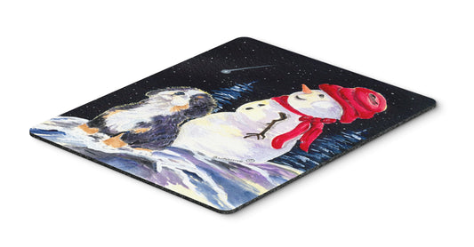Caroline's Treasures SS8575MP Bernese Mountain Dog Mouse Pad, Hot Pad or Trivet for Home Office Gaming Working Computers Laptop Mouse Mat,Washable