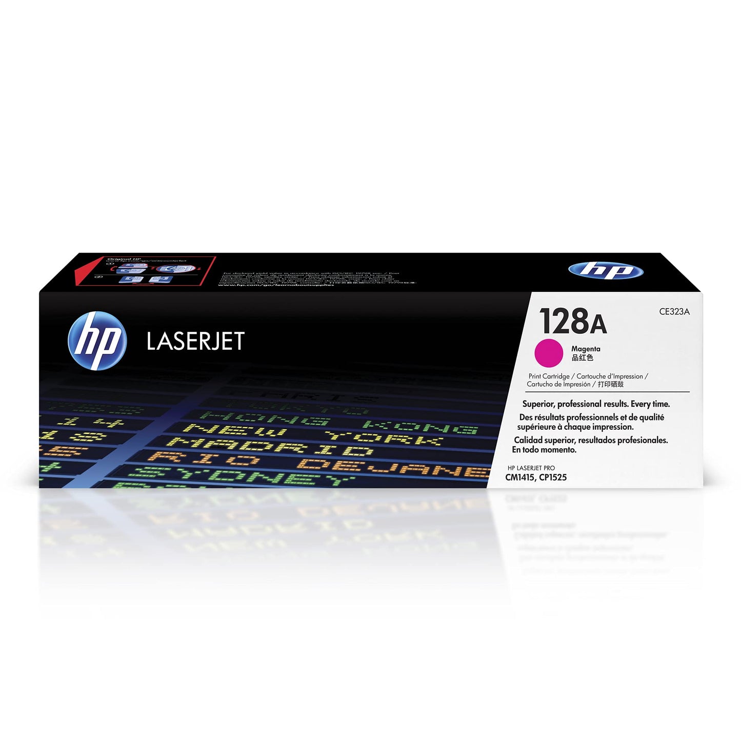 HP 128A Magenta Toner Cartridge | Works LaserJet Pro CM1415 Color, CP1525 Color Series | CE323A