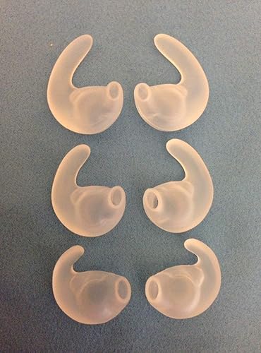 Set SML Left Right EarGels Compatible with Jawbone ERA Black Streak HD Wireless Headset Black Streak Left and Right S M L Ear Gels Bud Tip Gels Buds…