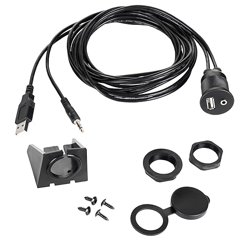 NVX BAAUXUSB Waterproof USB and AUX Car Audio Adapter